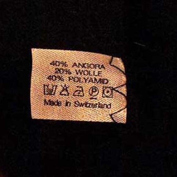 SILVER FOX TRIM HOODED SCARF 40% ANGORA 20% WOOL, TAG ON, BLACK, ONE SIZE, LONG - Picture 5 of 6